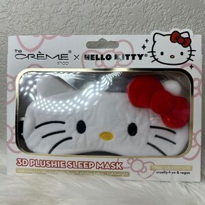 $15 🌙 The Creme Shop Hello Kitty 3D Plushie SLEEP 😴‎ Mask NEW FULL SZ